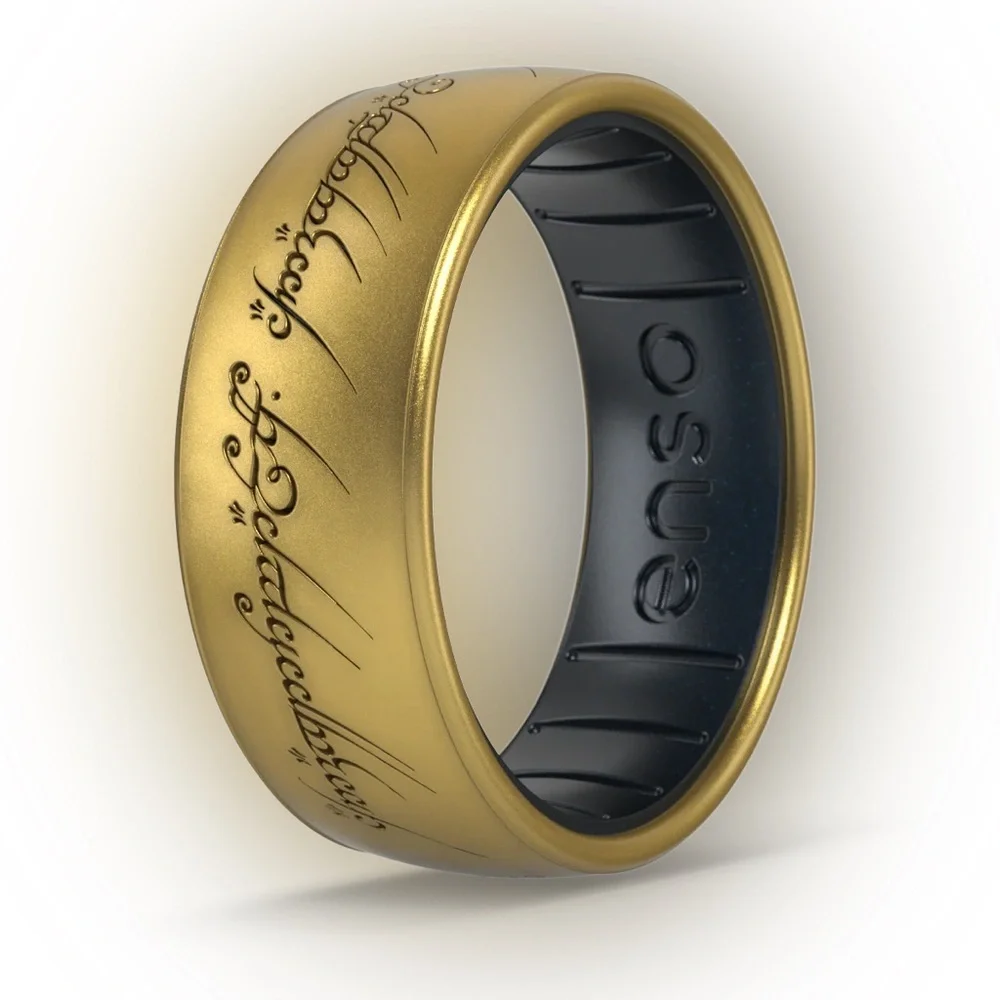 NWT Enso The Lord of the Rings Silicone Ring - The One Ring DualTone